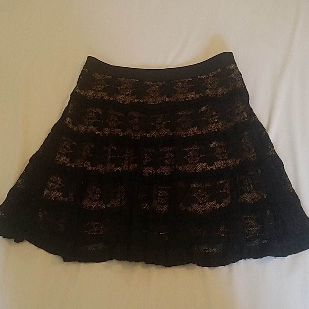 Black lace xs petite skirt